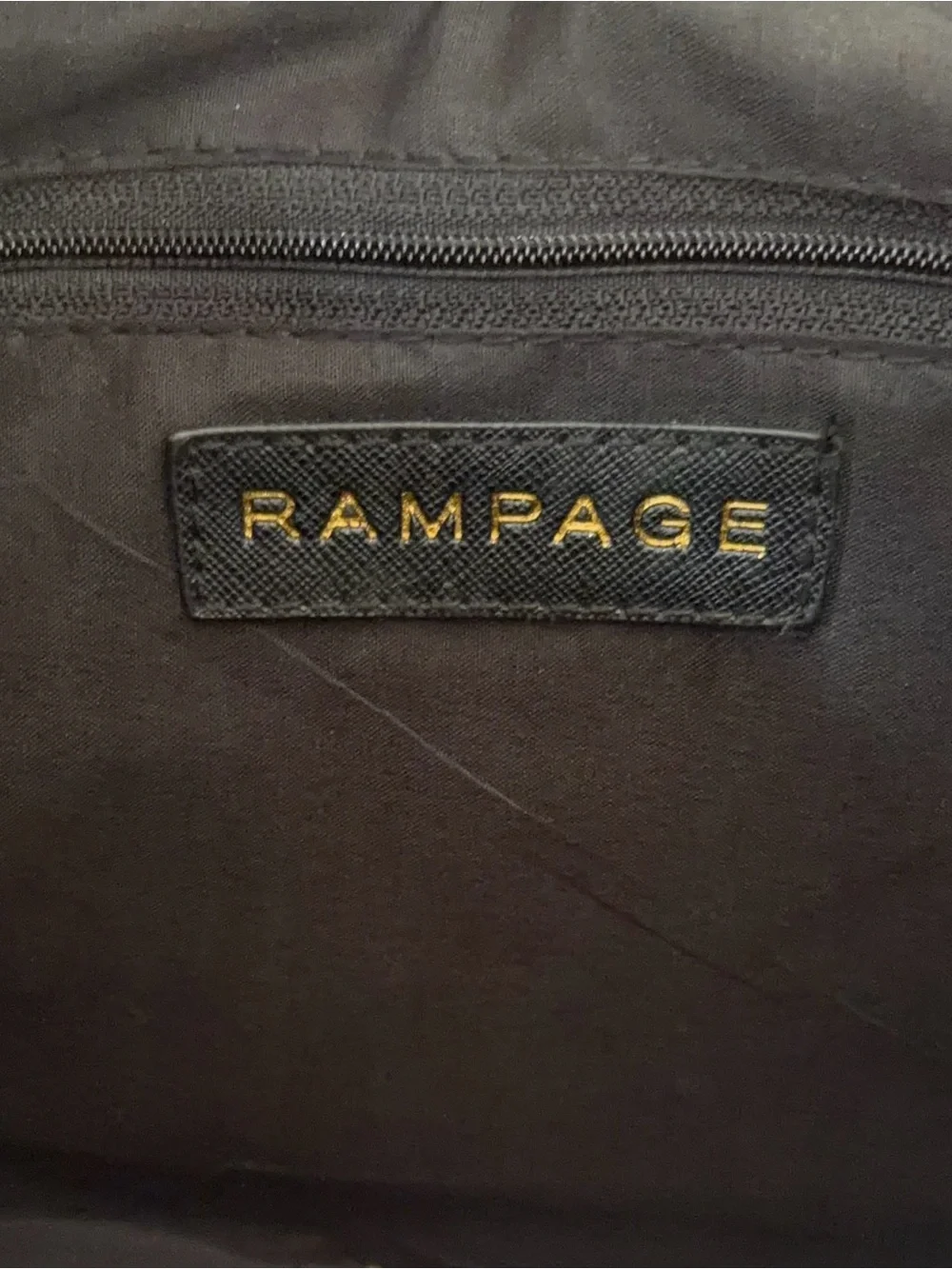 Rampage Retro Black Faux Leather Suede Satchel Messenger Crossbody Bag Laptop